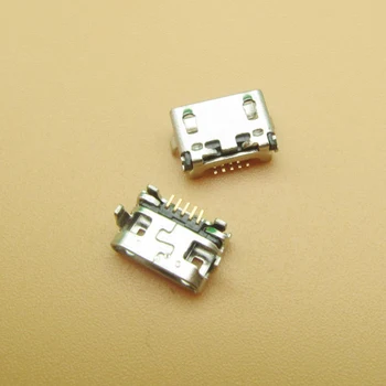 100ks Micro USB, Jack Konektor Samice 5 pin Nabíjecí Zásuvka pro Lenovo A10-70 A370E A3000 A3000H A5000 A7600 A7600H S910 S930