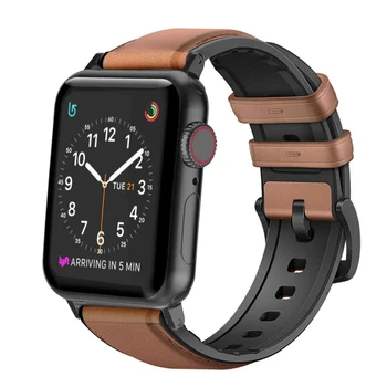 Silikonové Kožený Řemínek Pro Apple Watch band 40mm iWatch Kapela 38 mm 42 mm 44 mm watchband náramek apple watch série 5 4 3 2 1