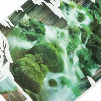 Podlahová Samolepka na Zeď 3D Vyměnitelné Obtisky Tapety Pro Pokoj Domácí Dekorace Vodopád #