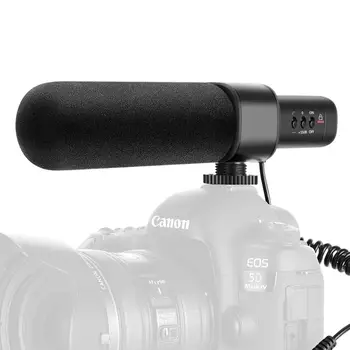 Neewer CM15 Kamera Mikrofon Rozhovoru Mikrofon Kompatibilní s Nikon/Canon/Sony/Panasonic Fotoaparát, Videokamera, Uni-Directional