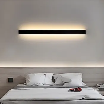 Nordic Minimalistický Dlouho Nástěnné Svítidlo Moderní LED Nástěnné Šikovnost, Svítidla, Obývací Pokoj Noční Nástěnné Světlo pro Domácí Osvětlení Zrcadla