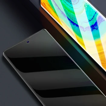 UV tvrzené Sklo pro Samsung Galaxy Note 20 Ultra Privacy screen protector plné lepidlo citlivé na dotek anti spy sklo pro Note 20