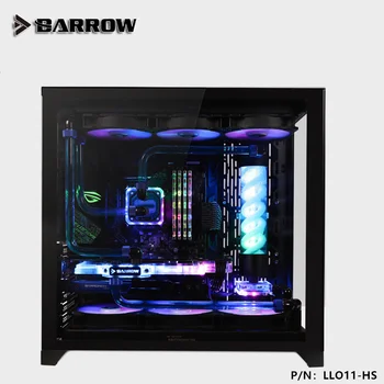 Barrow Vodní Chlazení Kit LLO11-HS, použití pro LIAN LI O11 Případě 360mm Radiátor+CPU Blok+GPU Blok+Čerpadlo+Nádrž+RGB Pás+Ventilátor