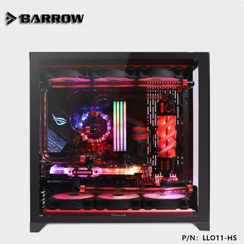 Barrow Vodní Chlazení Kit LLO11-HS, použití pro LIAN LI O11 Případě 360mm Radiátor+CPU Blok+GPU Blok+Čerpadlo+Nádrž+RGB Pás+Ventilátor