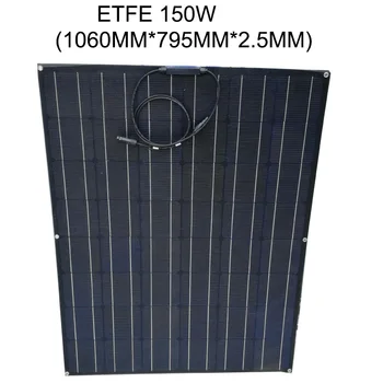 2ks 150w nový solární panel tenké etfe fólie flexibilní solární panel s výrobní cenu