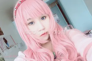 Anime Vocaloid Vlasy Luka Cosplay Čepice Růžová Žen Vocaloid Cosplay Kostýmy, Doplňky