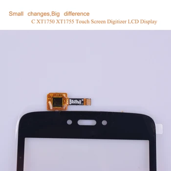 XT1750 XT1756 dotykový displej Pro Motorola Moto C XT1750 XT1755 Dotykový Senzor Digitizer Sklo Objektivu Přední Panel XT1754