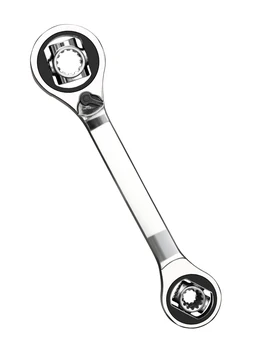 Ráčnový Klíč 360 Stupňů Otáčení nástrčného Klíče s Spline Šrouby 52 V 1 Univerzální Auto Opravit Ruční Nástroje DIY Nástroje