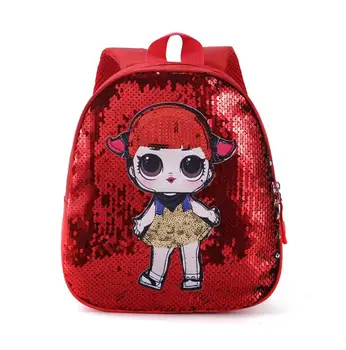 LOL panenky taška mochila Děti Školní Roztomilá Taška Cool Taška Karikatura Tisk Roztomilý Anime děti Batoh Kindergarte