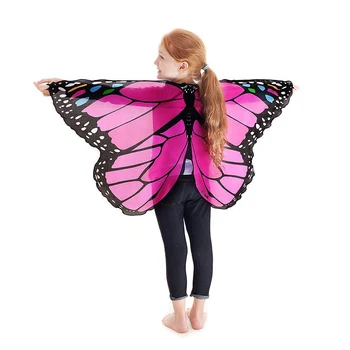 YOFEEL Pohádka Děti Motýlí Křídla Cape Chlapci Dívky Princezna Párty motýlí Děti Šátek Nabídky Zábal Příslušenství
