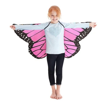 YOFEEL Pohádka Děti Motýlí Křídla Cape Chlapci Dívky Princezna Párty motýlí Děti Šátek Nabídky Zábal Příslušenství