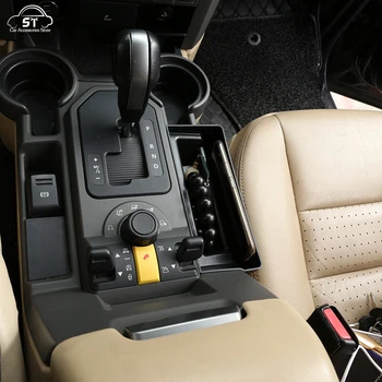 Auto středové Konzole Multifunkční Úložný Box Telefon Zásobníku ABS Plast pro Land Rover Discovery 3 LR3 2004-2009 Interiéru Příslušenství