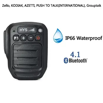 Ruční Bezdrátové Bluetooth PTT Reproduktor Mikrofon pro Android Zello ZelloWork Kodiak AZET