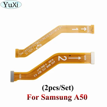 YuXi LCD Displej, Flex Kabel Stuha Pro Samsung Galaxy A50 A505F SM-A505 základní Deska základní Deska Konektor Plug Flex Kabel