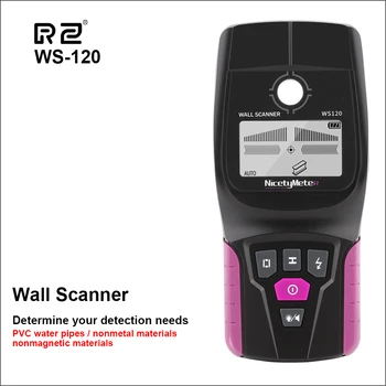 RZ Wall Scanner Digitální Kapesní Profesionální Multifunkční Stěnu Detektor, Dráty, Kabel PVC vodovodní Potrubí Kovové Nálezce Skener