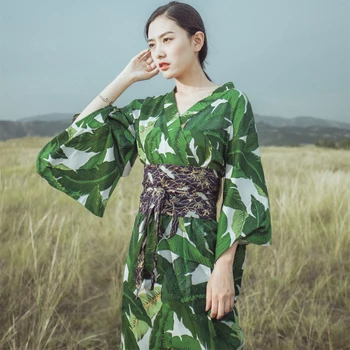 Ženy Japonském Stylu Kimono Japonské Yukata Kimono Tradiční Kostým Ženské Šaty Cosplay Dámy Yukata S Obi
