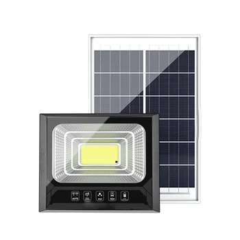 Dálkové Ovládání Solární LED Napájení PIR Pohybový Senzor Flood Wall Light Vodotěsné Venkovní Zahrada Bezpečnostní Solární Lampa S 5m Line