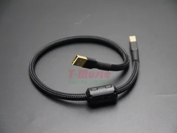 1KS Typ A-B, hi-fi Kabel USB Pro da PŘEVODNÍK, ZESILOVAČ , 0,5 M / 1M / 2M