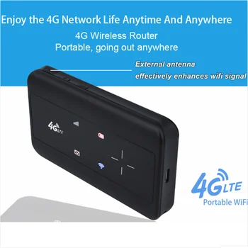 Odemknout SIM Kartu 4G Router KAT4 mini LTE Router, Mobilní Hotspot, Bezdrátové Wi-fi kapesní Router Wi-Fi s externí anténou přístavu NÁS