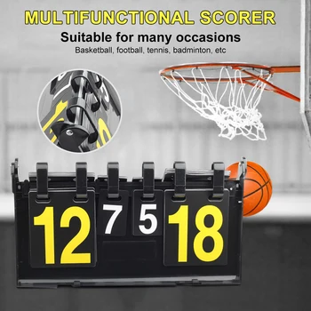 4-Místný Skóre Palubě Basketbal Fotbal Volejbal Stolní Tenis Scoreboard Čtyřmístné Badminton Sportovní Soutěže, Bodování Deska
