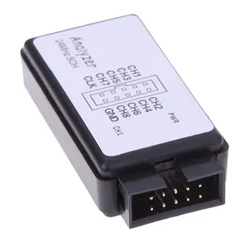 USB Logický Analyzátor 24M 8CH Mikrokontroléru ARM FPGA Ladění Nástroj 24MHz, 16MHz, 12mhz pouzdro, 8MHz, 4MHz, 2MHz
