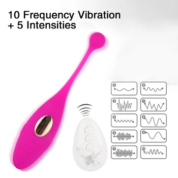 Bezdrátové Dálkové Ovládání Vibrační Kulka Vejce Vibrátor Sex Hračka pro Ženy Nabíjecí Klitorisu Stimulátor Vaginální Kuličky, Vibrátor