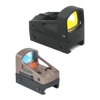 Taktické RMS Reflex Red Dot Sight S odvětráním Montáž a Distanční vložky Pro Glock Pistole Označené Provedení Černé