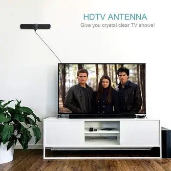 1080P HD Krytý Univerzální TV Anténa DVB-T2 ATSC 25 Mil Digitální Zesilovač Antény