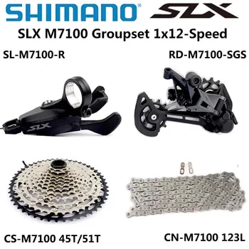 SHIMANO SLX M7100 Sestava MTB Horské Kolo 1x12-Rychlost 51T SL+RD+CS+CN7100 M7100 shifter Přehazovačka Sestava