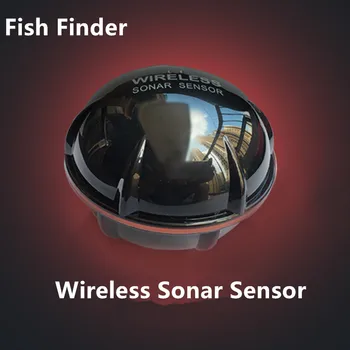 Doprava zdarma Hot Prodej Alarm 100M Přenosné Sonar LCD Wireless Fish Finder, Rybářské návnady Sonar Rybolovu Nálezce fishfinder