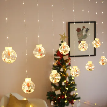 3M LED Závěs Měděného Drátu String Světla 220V EU Vánoční Věnec Víla Lampa Svatební Party Nový Rok Ložnice Vánoční Dekorace