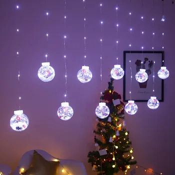 3M LED Závěs Měděného Drátu String Světla 220V EU Vánoční Věnec Víla Lampa Svatební Party Nový Rok Ložnice Vánoční Dekorace