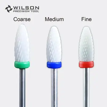 Plamen Bitů - WILSON Zirconia Ceramic Nail vrtáky Elektrická Manikúra Drill & Příslušenství 610004161000426100043