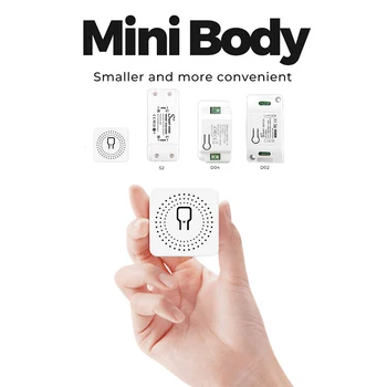 MINI Wi-fi Smart Switch Timer Bezdrátové Vypínače Inteligentní Domácí Automatizace Kompatibilní s Tuya Alexa Google Domov