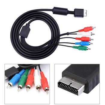 AV Multi Out Na Komponentní Video Kabel Audio Kabel S Barevně Kódované Konektory Pro Sony Pro Playstation PS2 PS3 Herní Systém