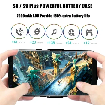 Leioua Přenosné Nabíjení Baterie Telefonu Pouzdro Pro Samsung Galaxy S9 S8 A8 Vysoce Kvalitní Nové 7000 Mah Power Bank Zatížení Pokrytí