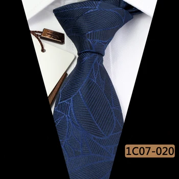 YISHLINE Pánská kravata 2020 Módní 7CM Květinové 1200 Jehly Muž, Krk, Kravaty, Šály ženich Svatební Kravata Modrá ČERVENÁ Muži Příslušenství