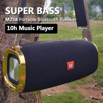 Bezdrátový Bluetooth Reproduktor Vysoký Výkon 50W Přenosný Sloupci Super Bass Stereo Music System Center Subwoofer pro Počítačové FM AUX TF