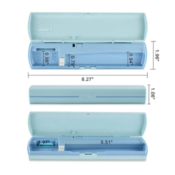 Přenosný USB UV zubní Kartáček Sterilizátor Elektrický zubní Kartáček pro Cestovní/Obchodní/Home Sterilizační Účinek Až 99,9%
