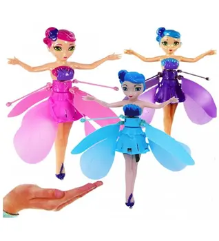 Létající Víla Snímače Pohybu Nabité Akční Hračky, Panenky, Elektronické Lol Barbie Růžové Roztomilé Dívky