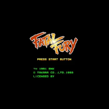 Fatal Fury 16 bitů Velký Šedý Karetní Hra Pro NTSC Hra, Hráč Drop Shipping