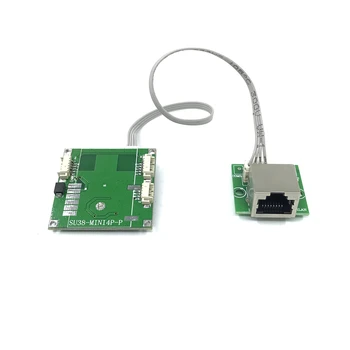 Mini PBCswitch modul PBC OEM modul mini velikost 3/4/5 Ports Síťové Přepínače Pcb Deska mini ethernet switch modul 10/100Mbps