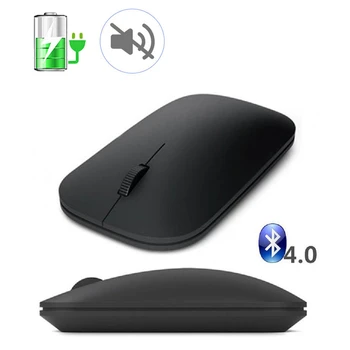 Bluetooth 3.0+4.0 Bezdrátová Dobíjecí Myš Optická Kanceláře Počítačové Myši, Ergonomický Slim Portable 3d PC Tichá Myš Pro Notebook