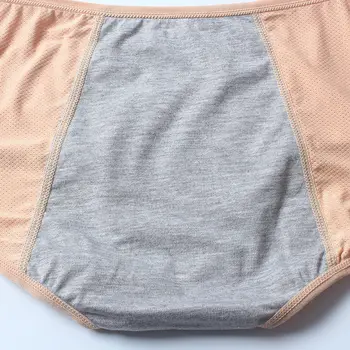 3ks/mnoho vodotěsné Menstruační Kalhotky Fyziologické Kalhoty, Ženy, spodní Prádlo Období Bavlněné Vodotěsné Bezešvé Kalhotky Ženské