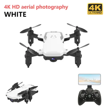 Letecké Video Mini Drone K1 Wi-fi FPV HD Fotoaparát, 0.3 MP 2.0 MP 5.0 MP 4K nadmořské Výšky Podržte 3D Vyletí RC Quadcopter Skládací Děti, Hračky