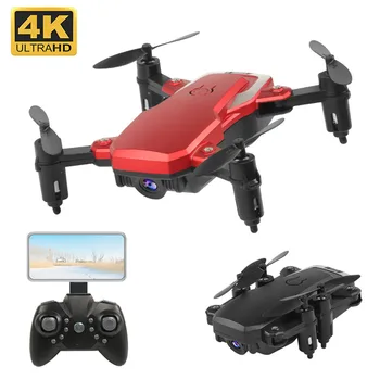 Letecké Video Mini Drone K1 Wi-fi FPV HD Fotoaparát, 0.3 MP 2.0 MP 5.0 MP 4K nadmořské Výšky Podržte 3D Vyletí RC Quadcopter Skládací Děti, Hračky