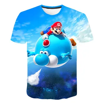 Cool Karikatura Super Mario, Sonic 3D Design T-shirt Děti Letní Tričko Mládeže Chlapci Dívky Ležérní Tričko Top Tee Oblečení 2020 nové