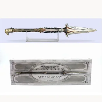 9. generace Assassin Rukáv šipka Odyssey Leonidas Kopí, meč, skrytá čepel obrázek model Cosplay rekvizity s Box