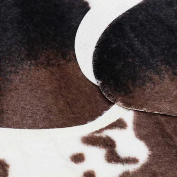 Kráva Tisku Koberec Faux Hovězí kůže Koberec Zvířecí Vzor Koberce Pro Koupelny, Obývací Pokoj Kůže Rohožka Home Textil 110cm X 75cm
