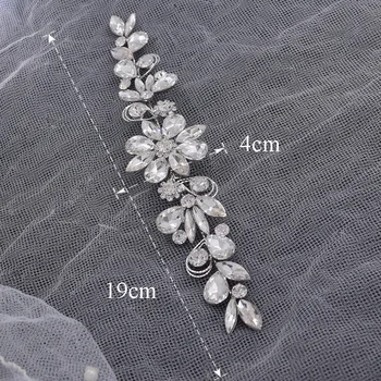 10pcs/lot crystal Měkké nášivky lze ohýbat do libovolného tvaru svatební šaty, dekorace, skleněné kamínky, šperky příslušenství